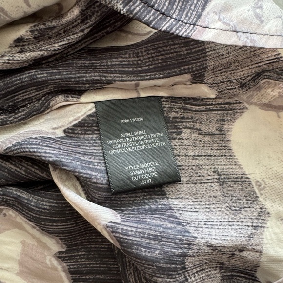 HALSTON HERITAGE Off Shoulder Botanical Top Size S - Picture 4 of 7